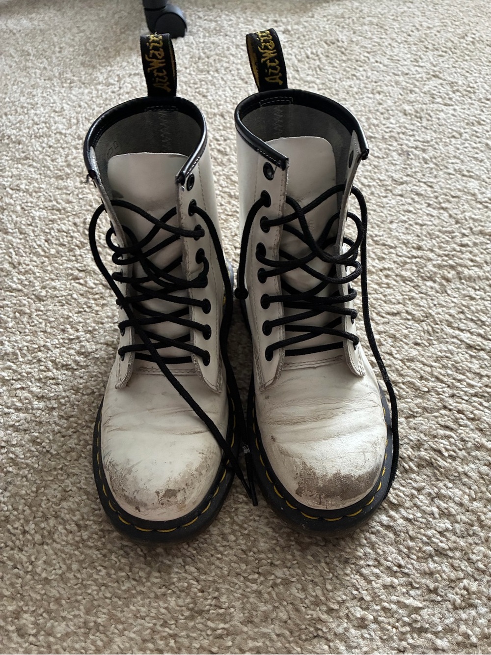 White dr marten boots - Picture 1 of 6